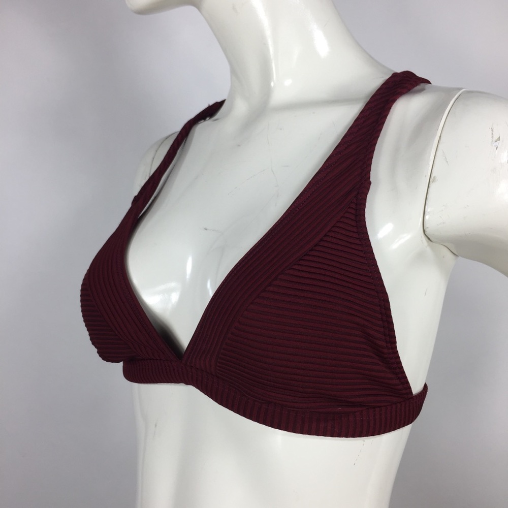 La Blanca Swimwear Cross Back Top Crimson 8 - Picture 11 of 15